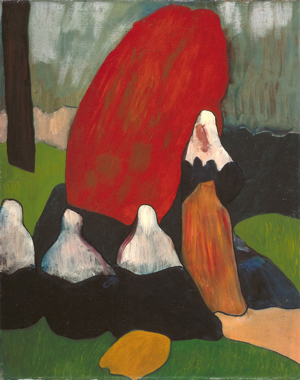 Mulheres bretãs com algas marinhas (óleo sobre tela)finlandês tekijältä Emile Bernard