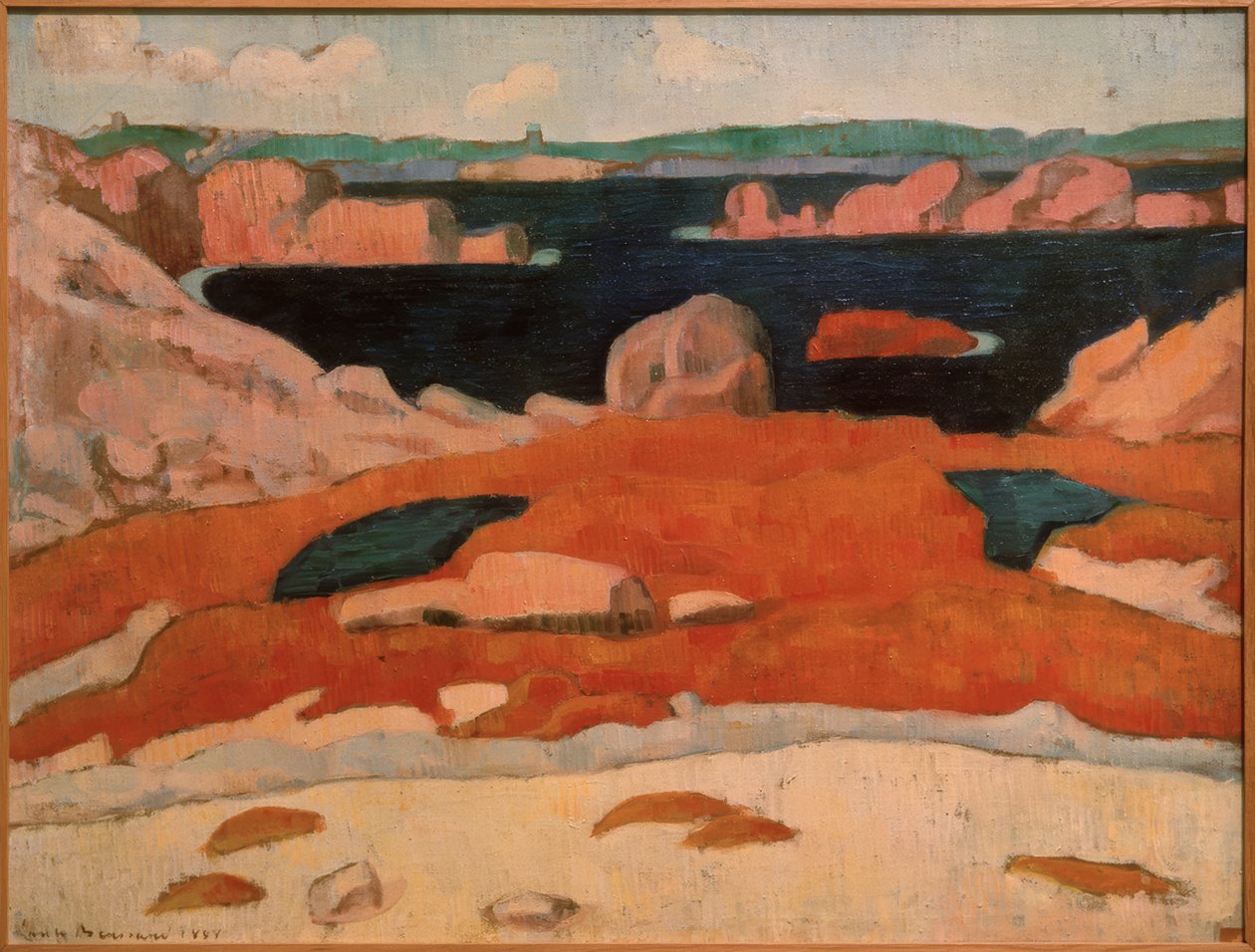 Villi meri, Saint-Briac tekijältä Emile Bernard