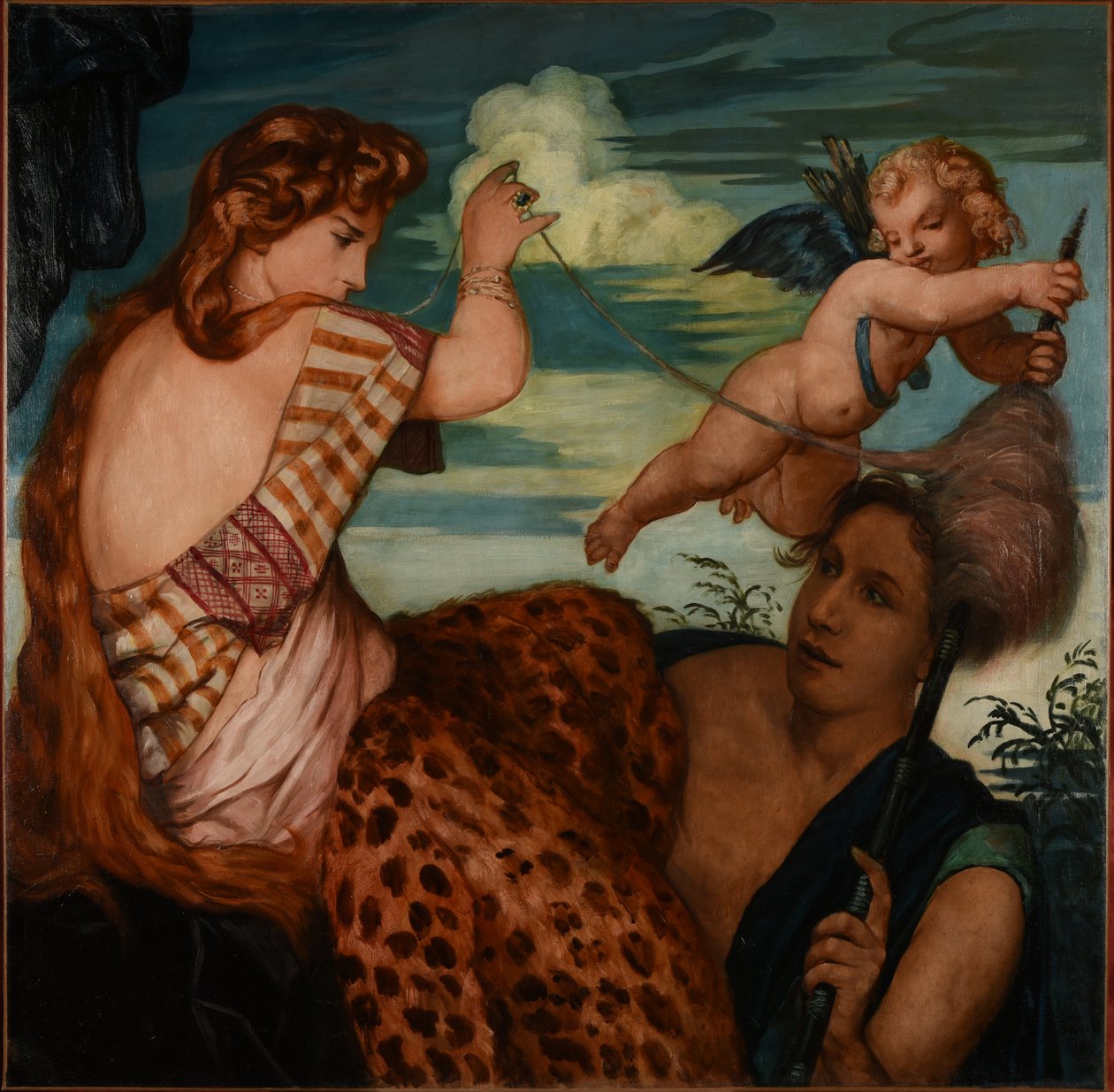 Hercules ja Omphale tekijältä Emile Bernard