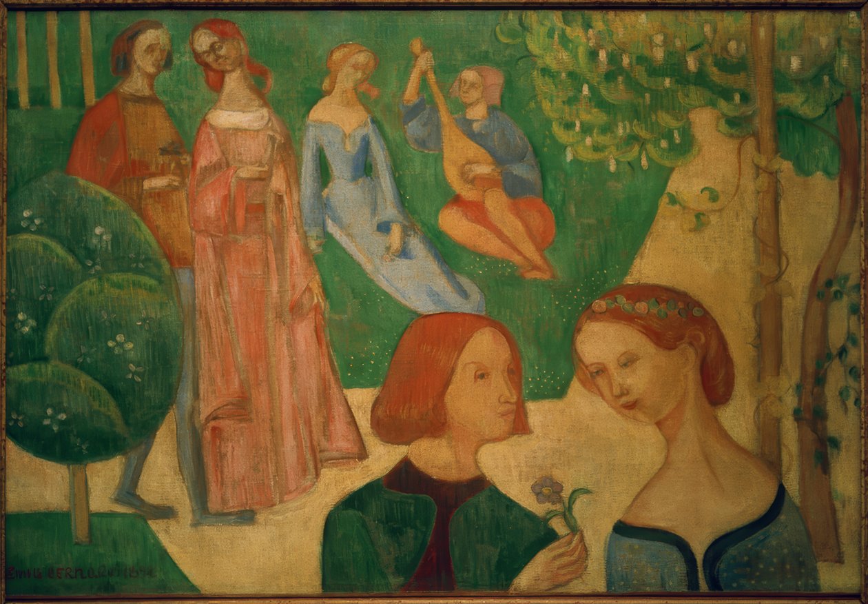 Vanhan ajan puistossa tekijältä Emile Bernard