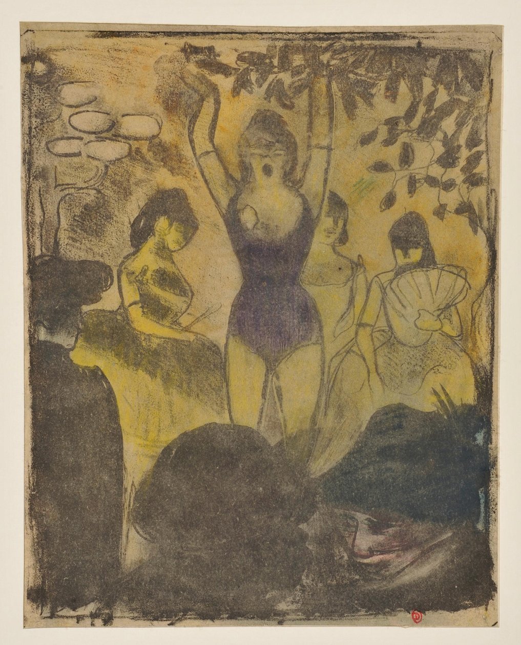 Die Sängerin des Café-Konzerts (zweiter Zustand) tekijältä Emile Bernard