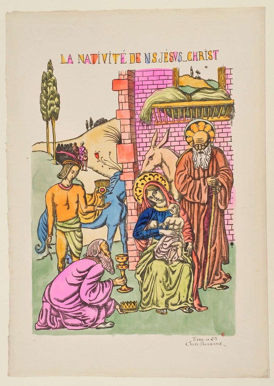 Die Geburt Jesu Christi tekijältä Emile Bernard