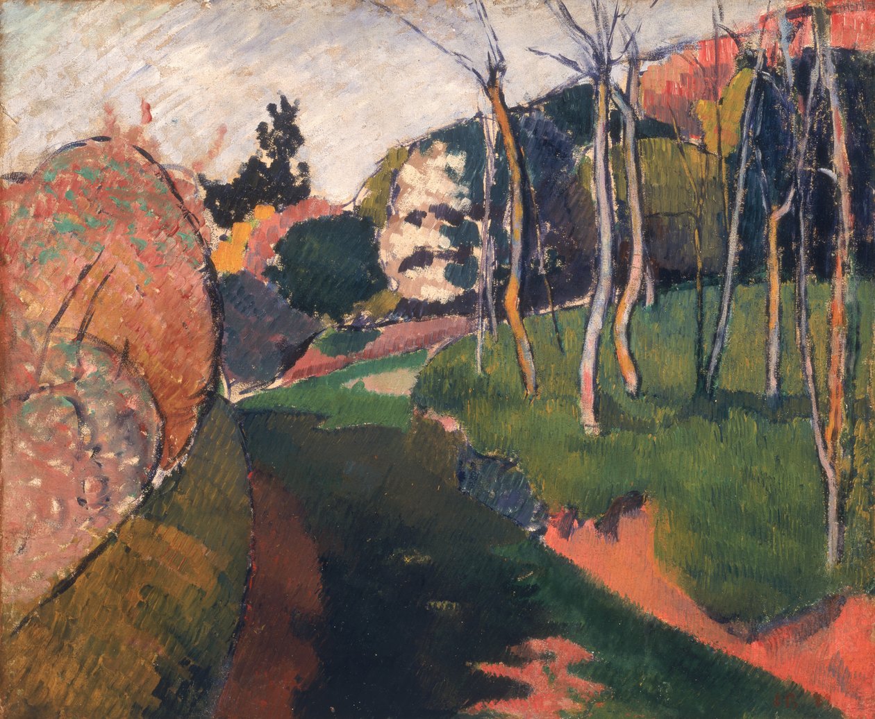 Maisema, Saint-Briac tekijältä Emile Bernard