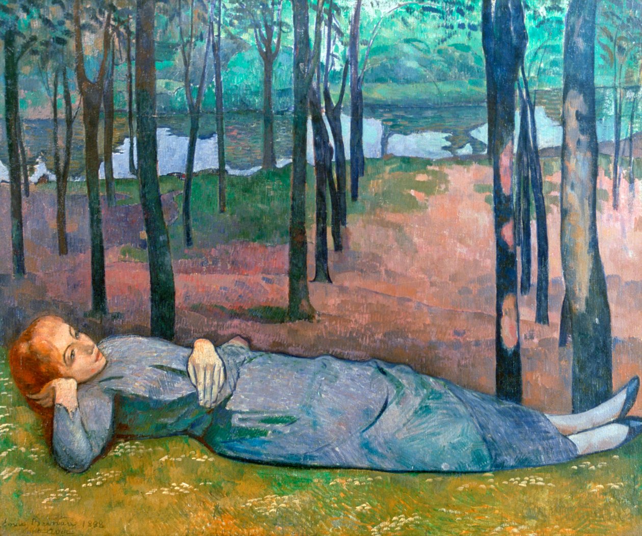 Madeleine Bois dAmourissa, 1888 tekijältä Emile Bernard