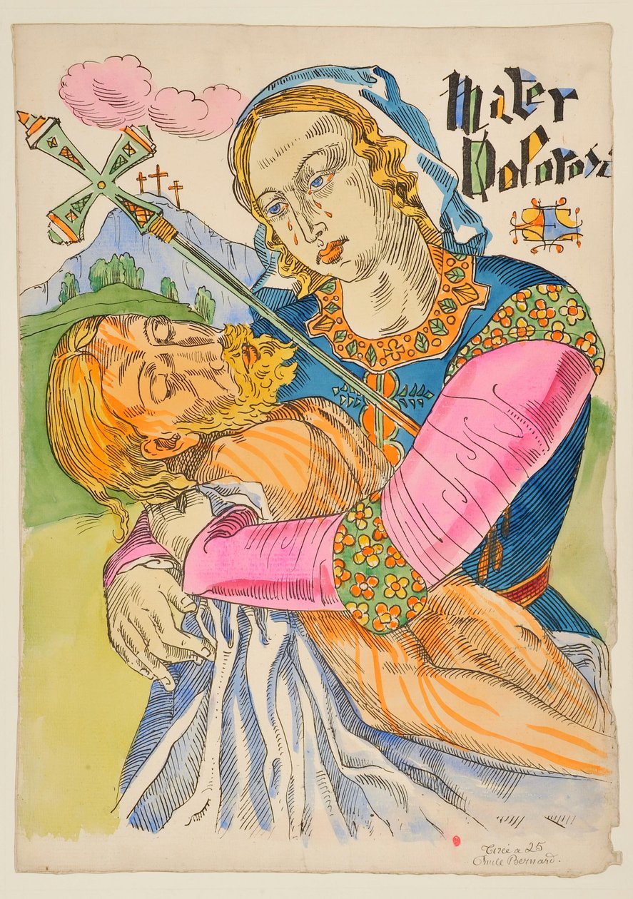 Kärsimysten äiti tekijältä Emile Bernard