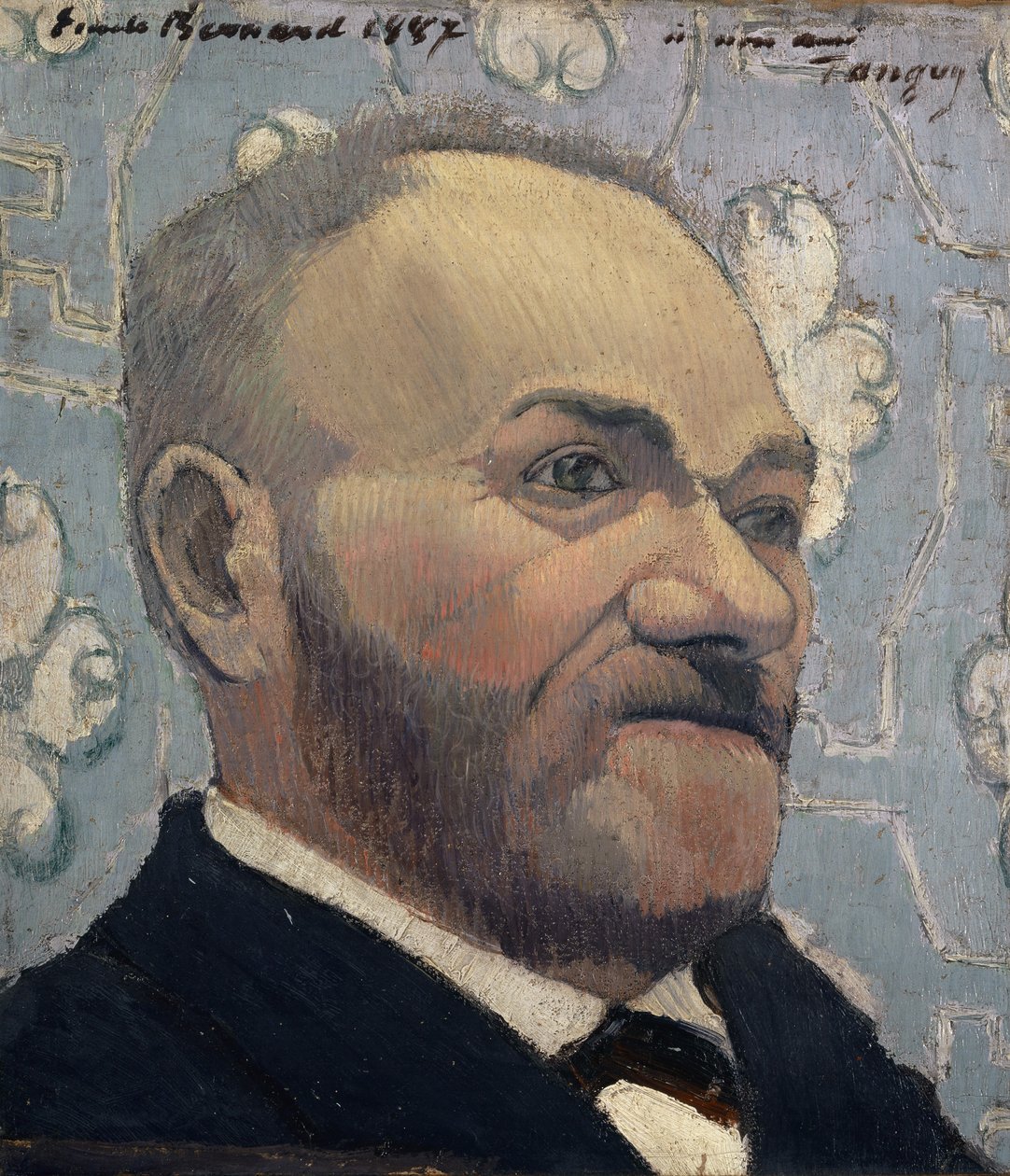 Isä Tanguyn muotokuva, 1887 tekijältä Emile Bernard