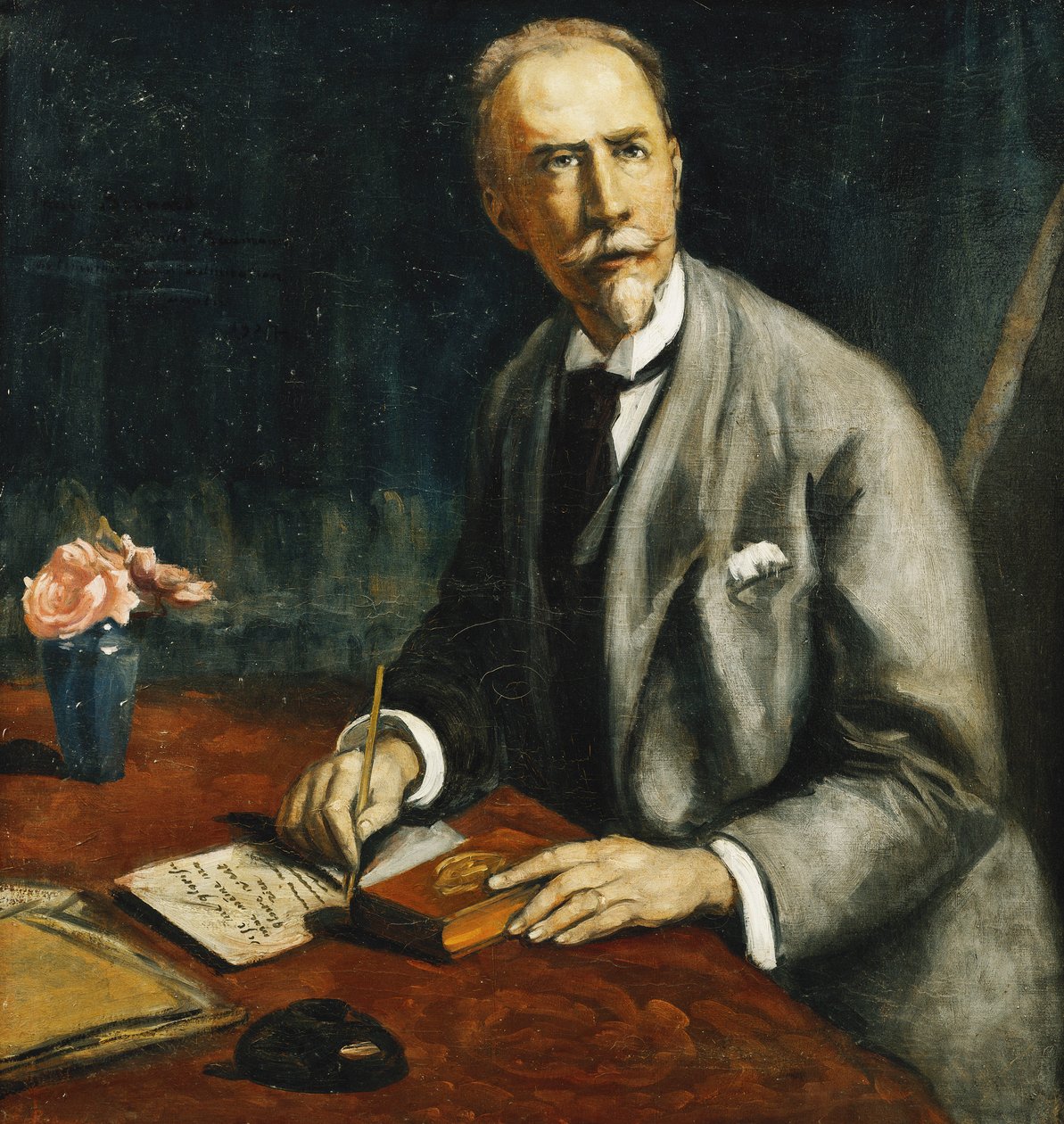 Emile Baumanin muotokuva; Muotokuva Emile Bauman, 1927 tekijältä Emile Bernard