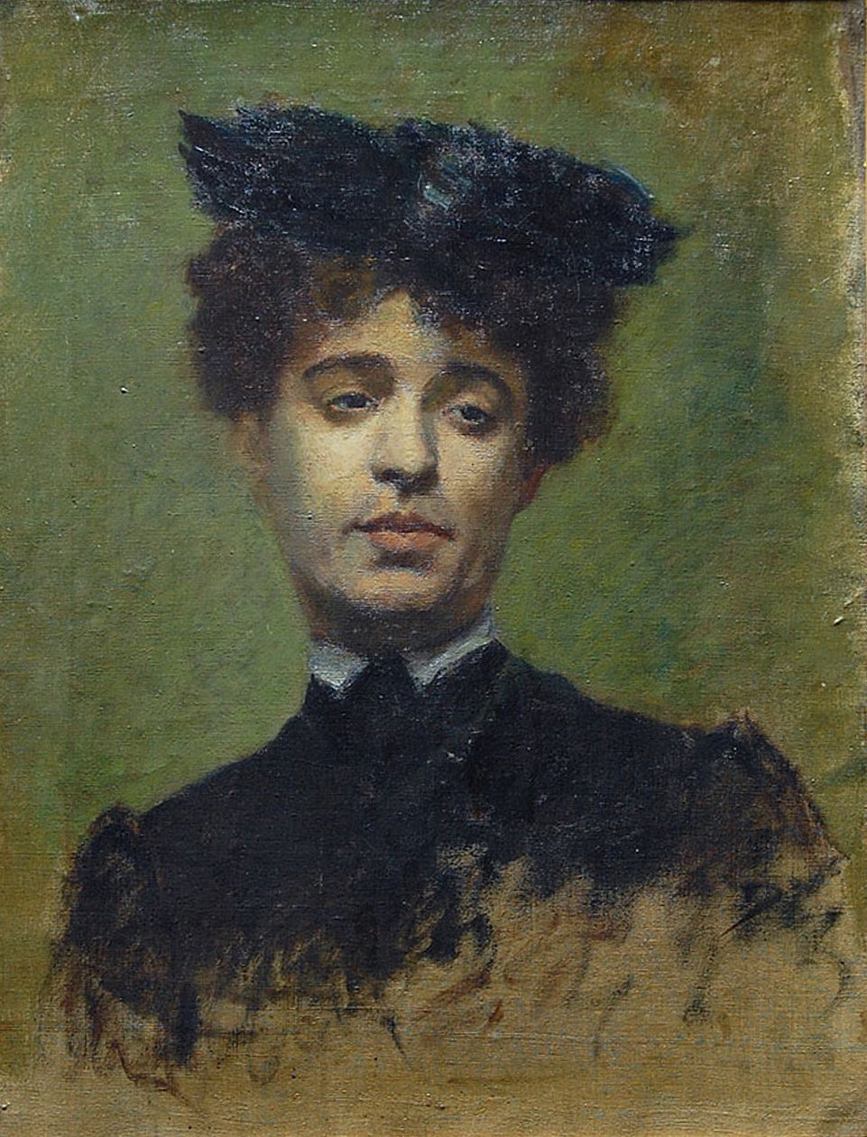 Marie Lemassonin muotokuva, 1892 tekijältä Emile Bernard