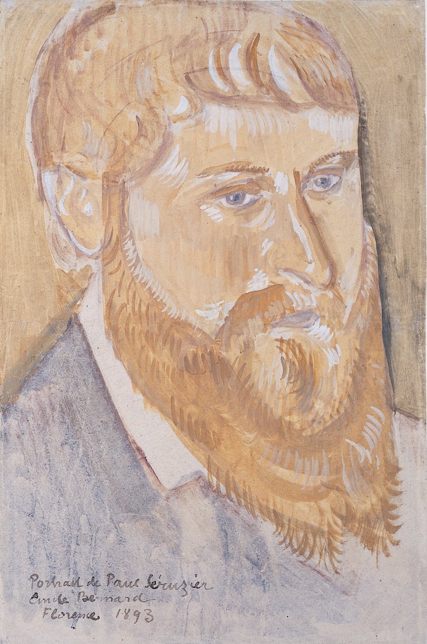 Paul Serusierin muotokuva, 1893 tekijältä Emile Bernard