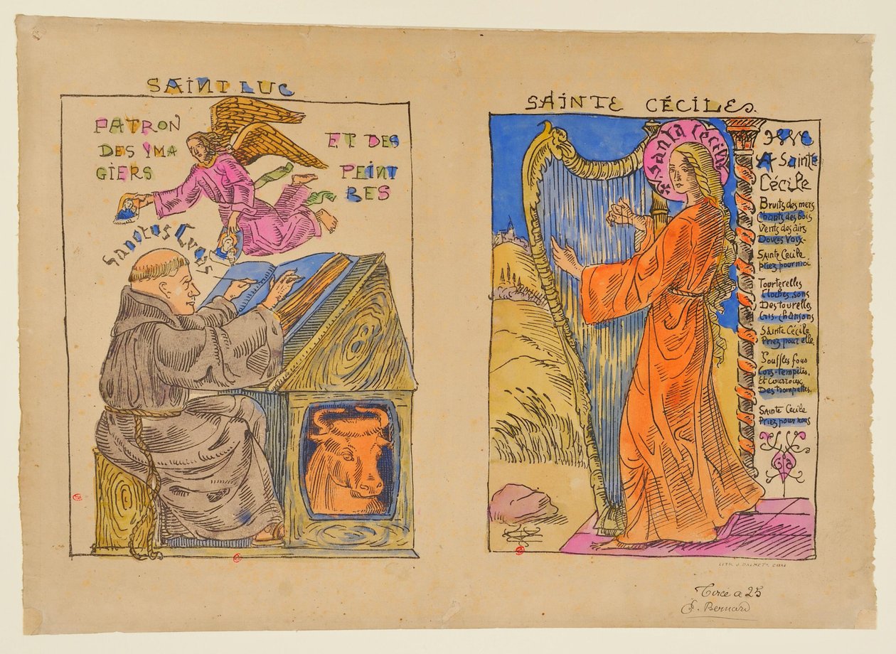 Heiliger Lukas tekijältä Emile Bernard