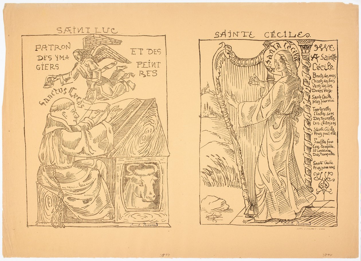 Die heilige Cäcilia tekijältä Emile Bernard