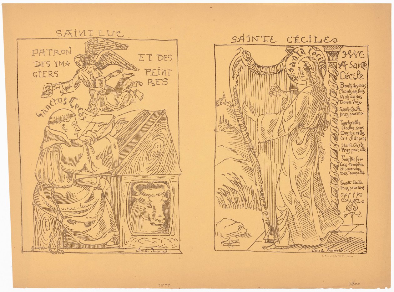 Pyhä Luukas tekijältä Emile Bernard