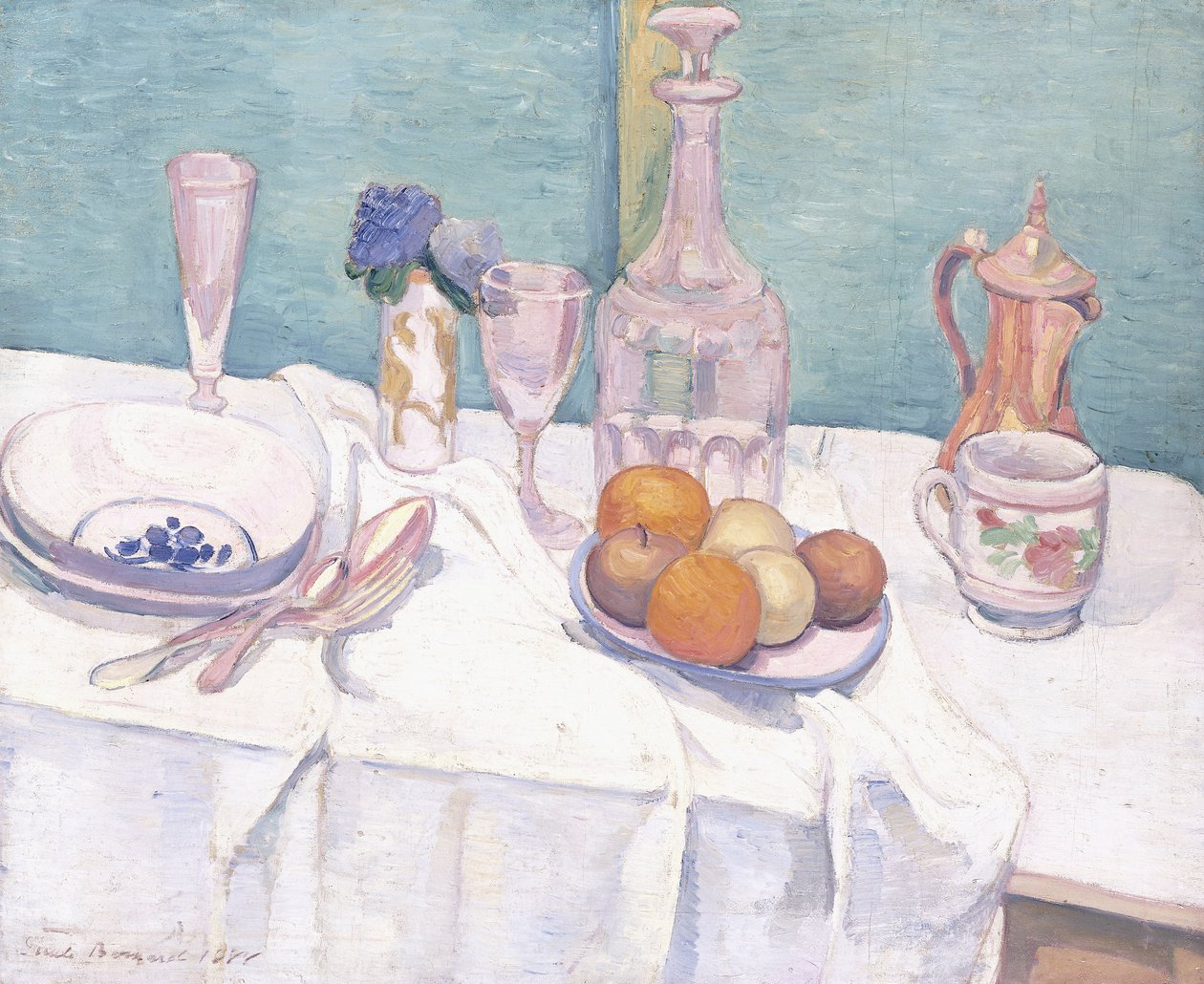 Asetelma, 1888 tekijältä Emile Bernard