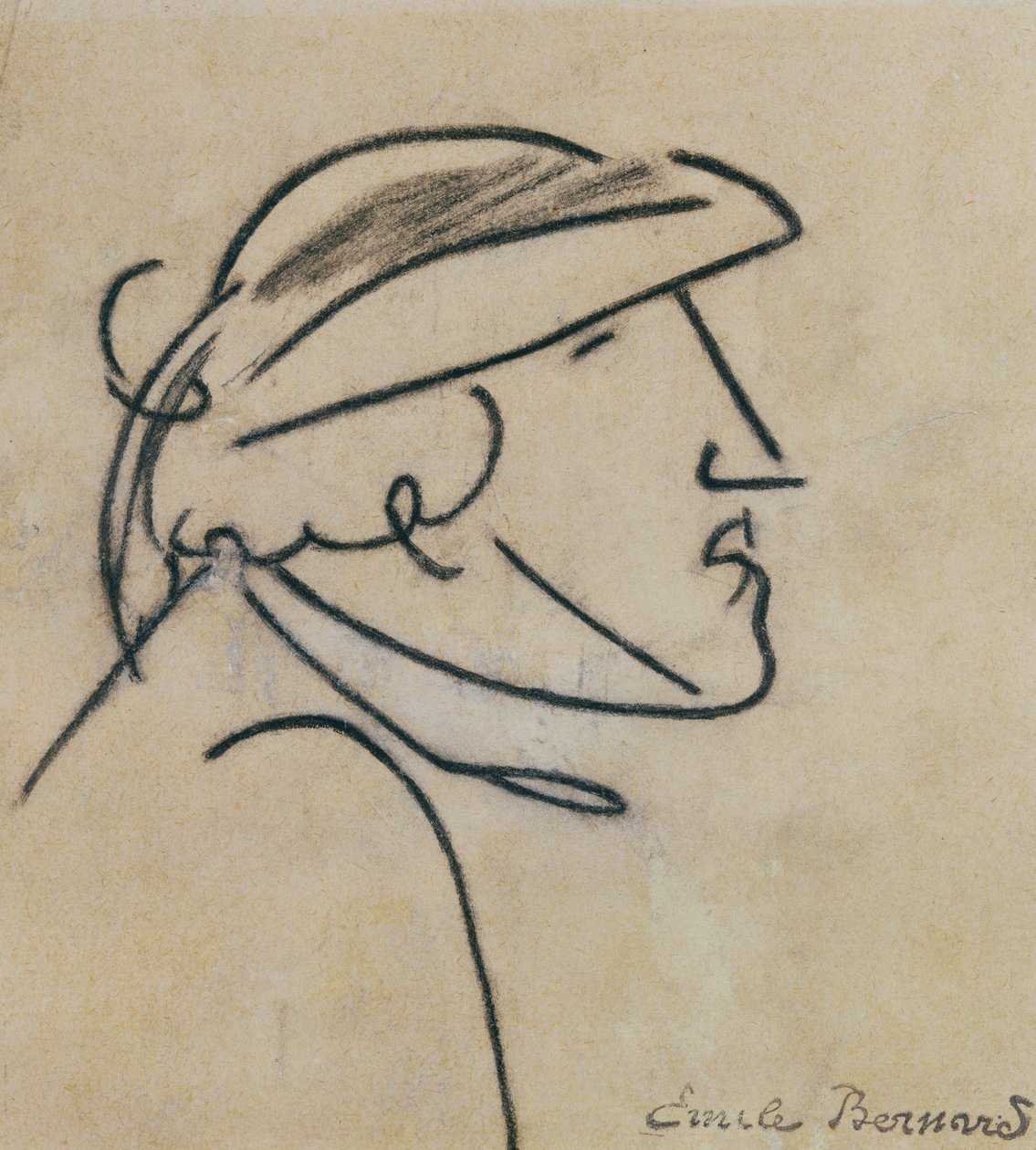 Bretonilaisen miehen tutkimus tekijältä Emile Bernard