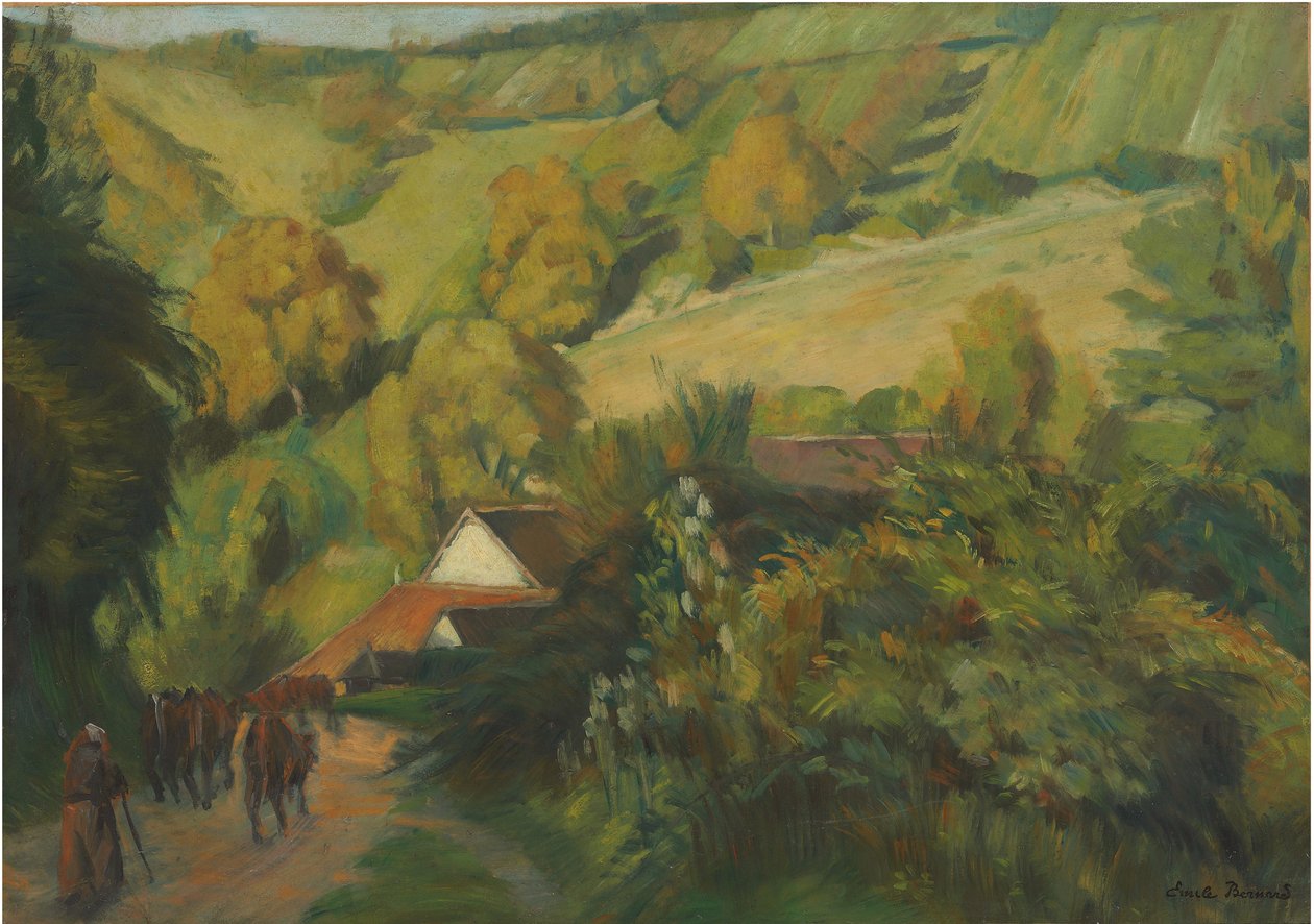 Laskeutuminen Molosmesiin, 1907 tekijältä Emile Bernard