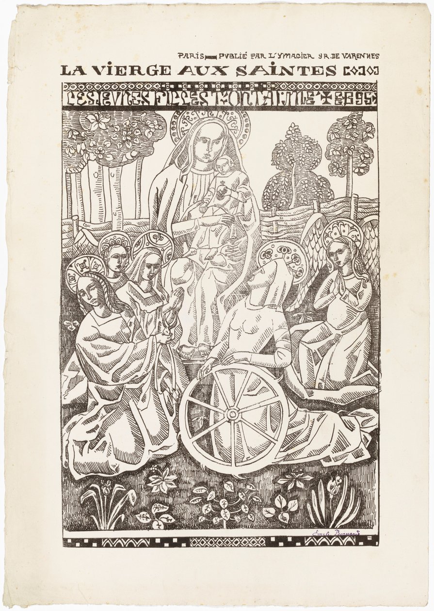 Pyhät neitsyet tekijältä Emile Bernard