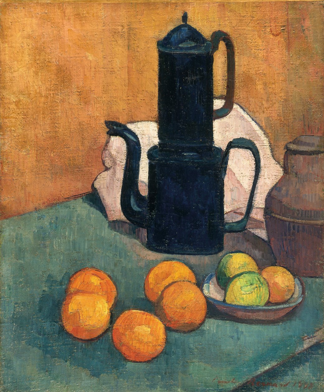 Sininen kahvipannu tekijältä Emile Bernard