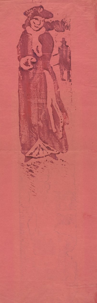 Frau mit Muff (La Dame au Manchon) tekijältä Emile Bernard