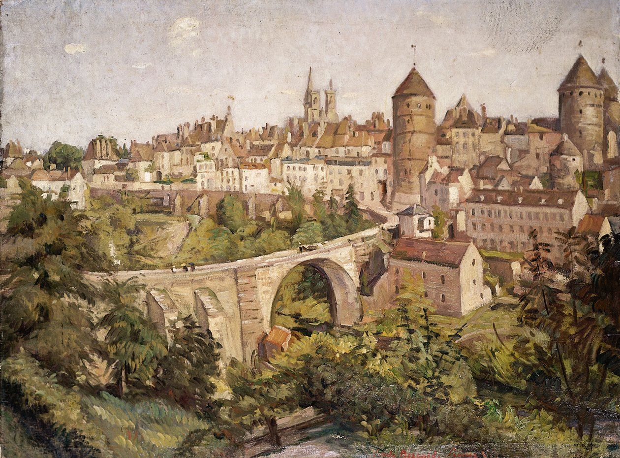 Yonnen maisema, 1907 tekijältä Emile Bernard
