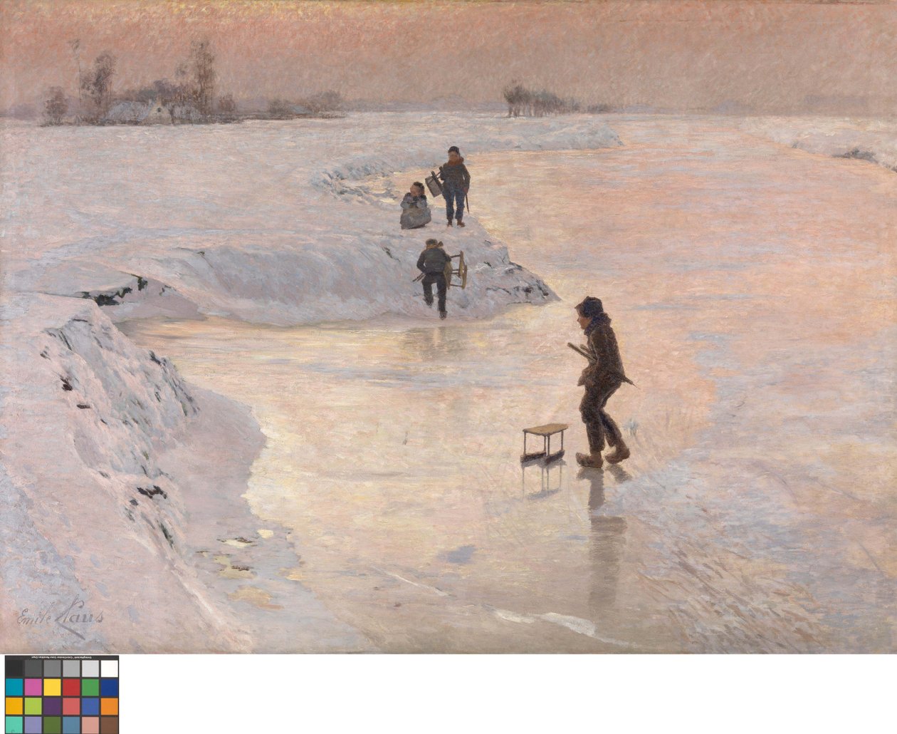 Italian: The Skaters tekijältä Emile Claus