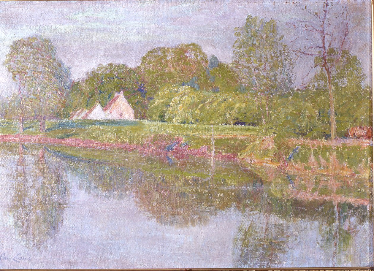 Maisema Lysillä, eräänä aamuna toukokuussa 1902 tekijältä Emile Claus