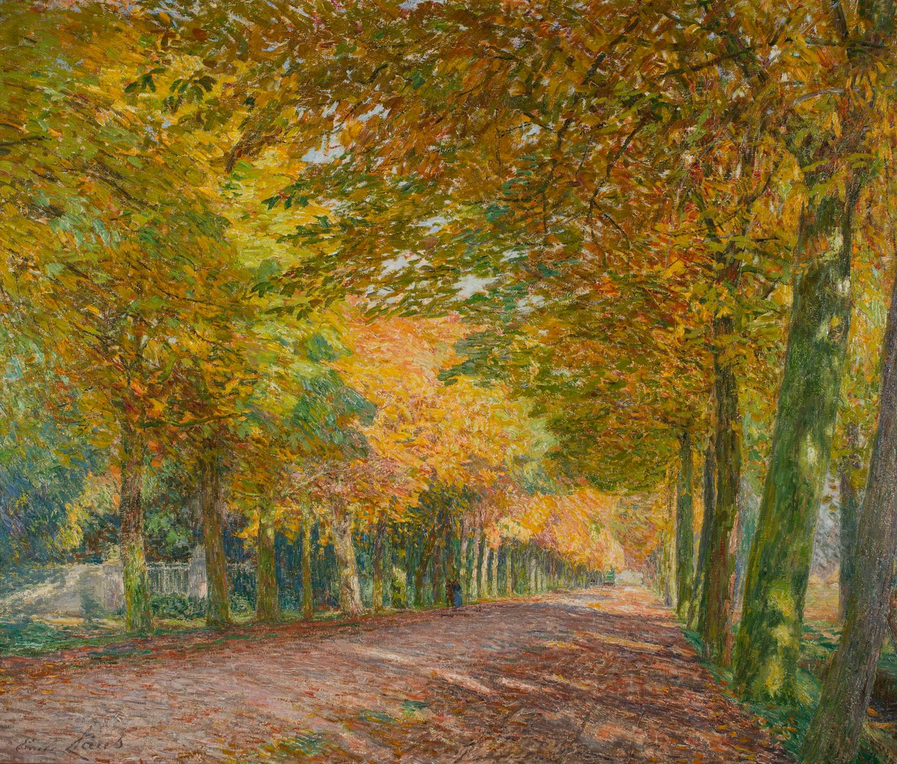 Aurinkoinen puistokuja tekijältä Emile Claus