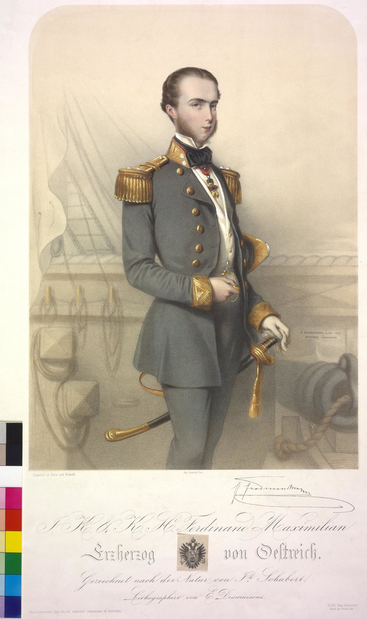 Ferdinand Maximilian Itävallan arkkiherttua tekijältä Emile Desmaisons