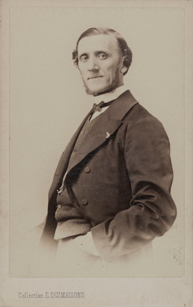 Pianisti ja säveltäjä Jean-Henri Ravinan muotokuva 1818-1906. tekijältä Emile Desmaisons