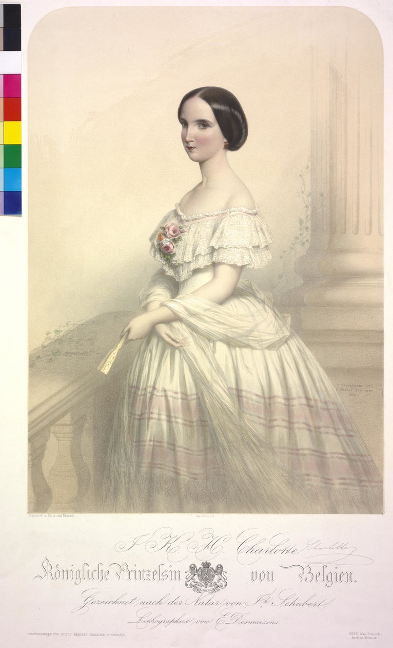 Belgian kuninkaallinen prinsessa I K. H. Charlotte tekijältä Emile Desmaisons