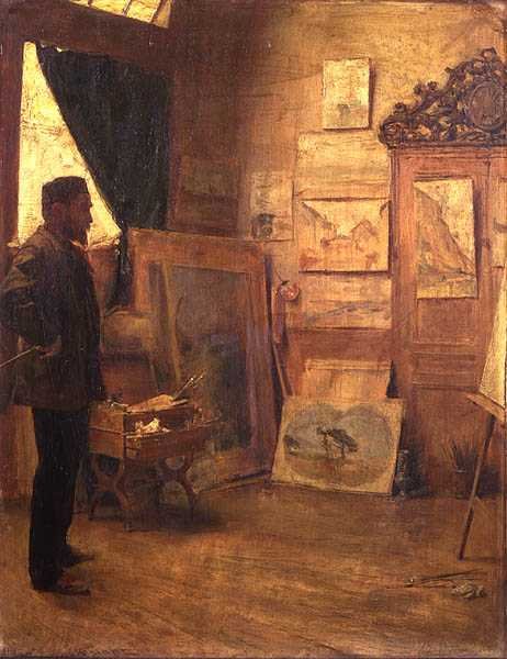 Studiossa tekijältä Emile Friant