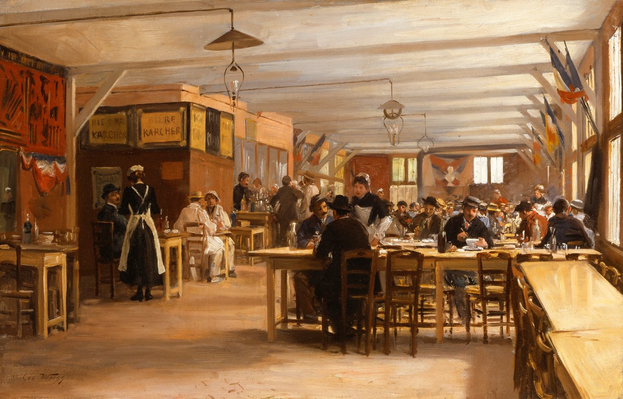 Kahvila tekijältä Emile Georges Weiss