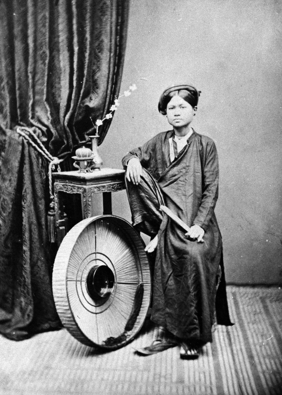 Tonkin Woman, noin 1860-luku tekijältä Emile Gsell