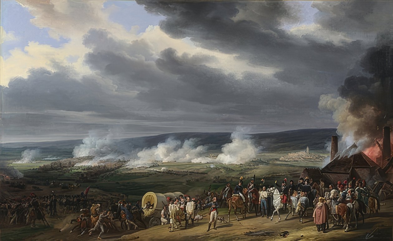 Jemappesin taistelu. 1821 tekijältä Emile Jean Horace Vernet