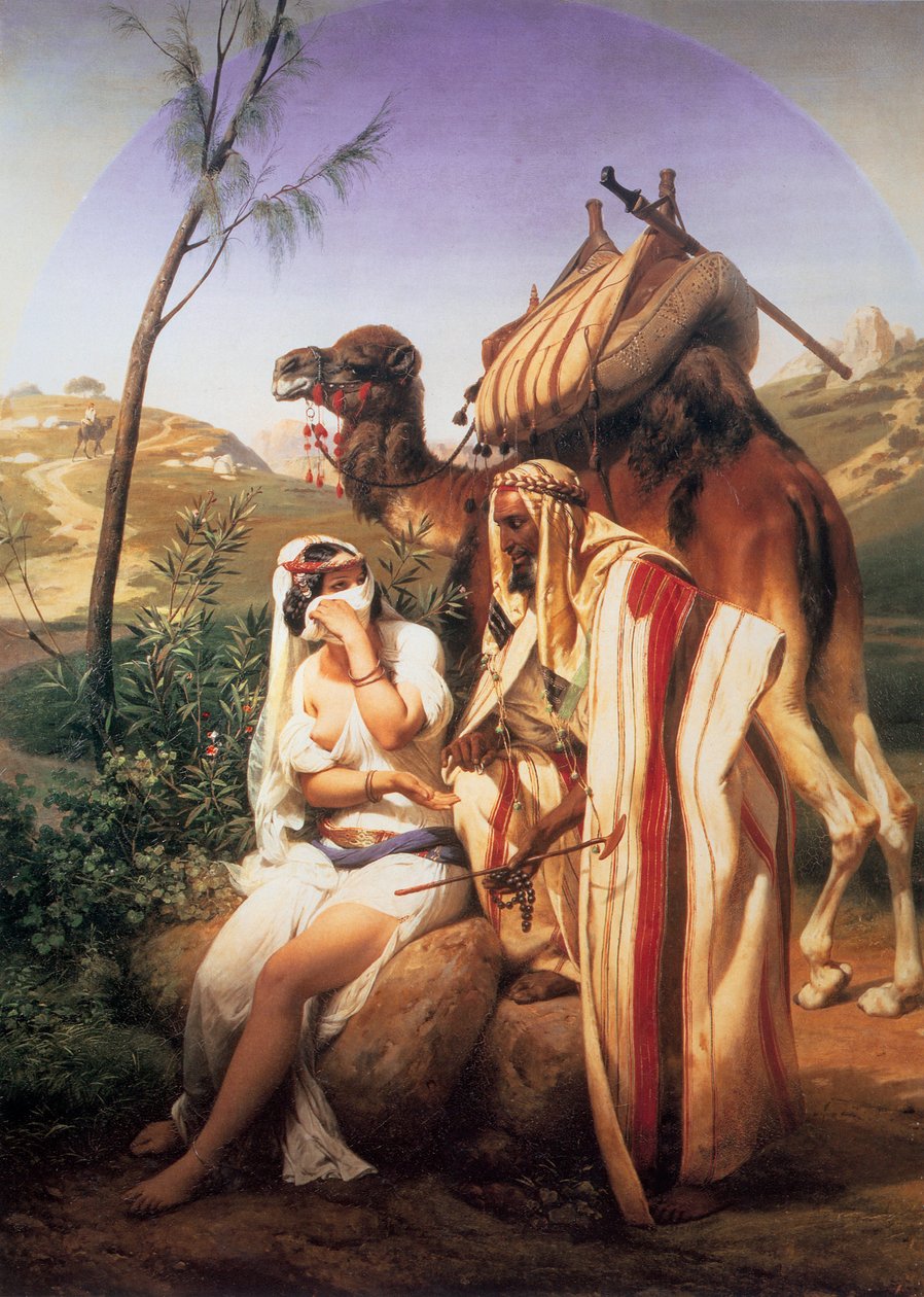 Juuda ja Tamar, 1840. tekijältä Emile Jean Horace Vernet