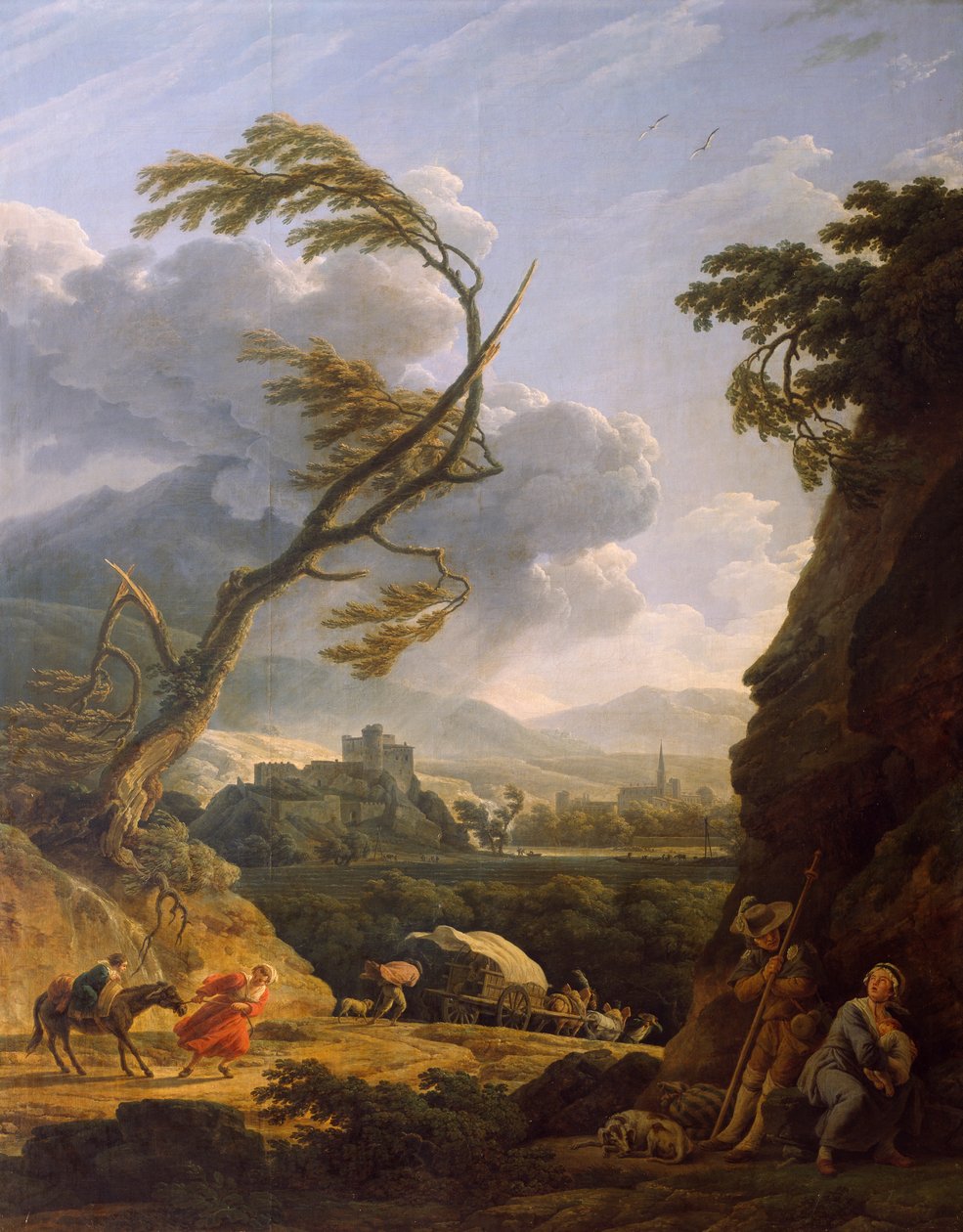 Noon on Earth, Gale, Emile-Jean-Horace Vernet (1789-1863) tekijältä Emile Jean Horace Vernet