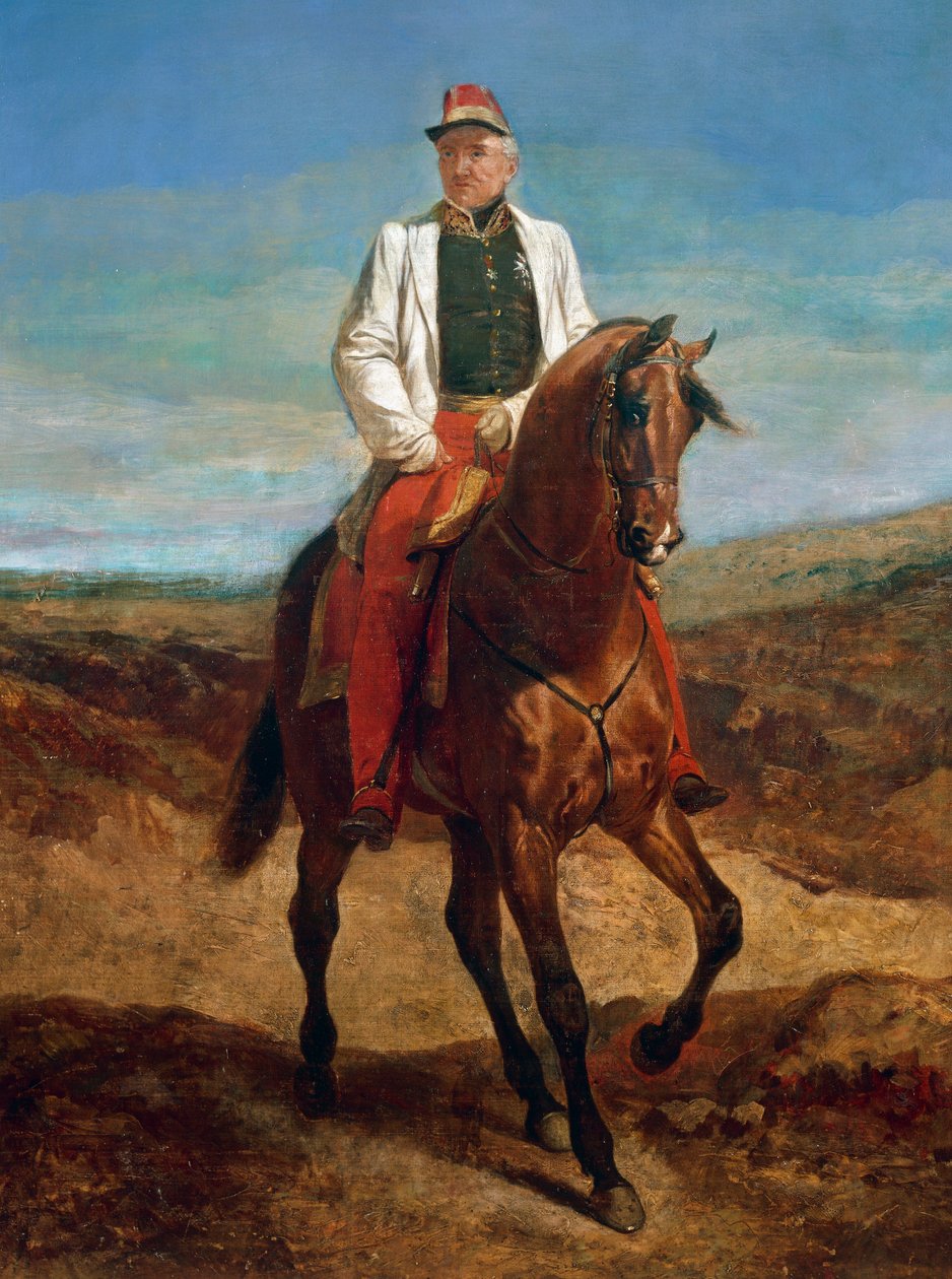 Thomas Robert Bugeaud de la Piconnerie (1784-1849), Islyn herttua vuonna 1844, Ranskan maaherra vuonna 1843, Algerian kenraalikuvernööri. tekijältä Emile Jean Horace Vernet