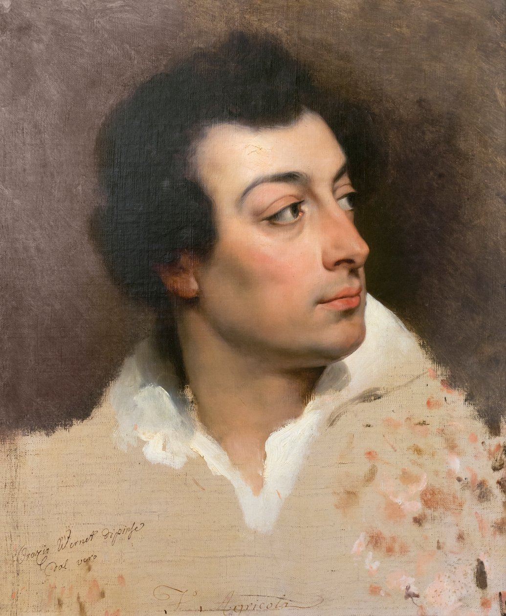 Muotokuva Filippo Agricolasta, n. 1820 (öljy kankaalle) tekijältä Emile Jean Horace Vernet