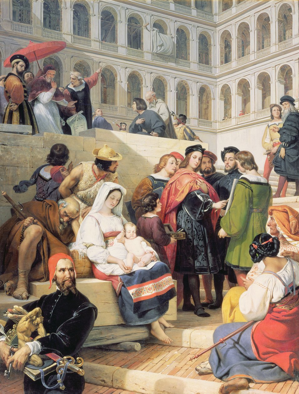 Rafael Vatikaanissa, 1832 tekijältä Emile Jean Horace Vernet