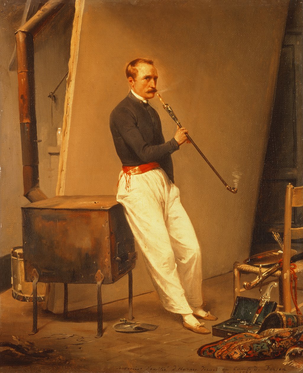 Omakuva, 1835 tekijältä Emile Jean Horace Vernet