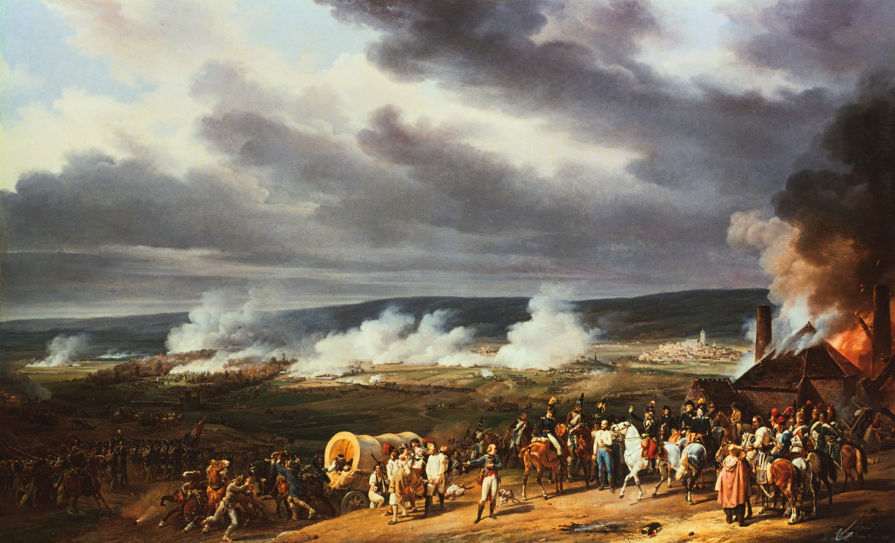Jemappesin taistelu, 1792, 1821. tekijältä Emile Jean Horace Vernet