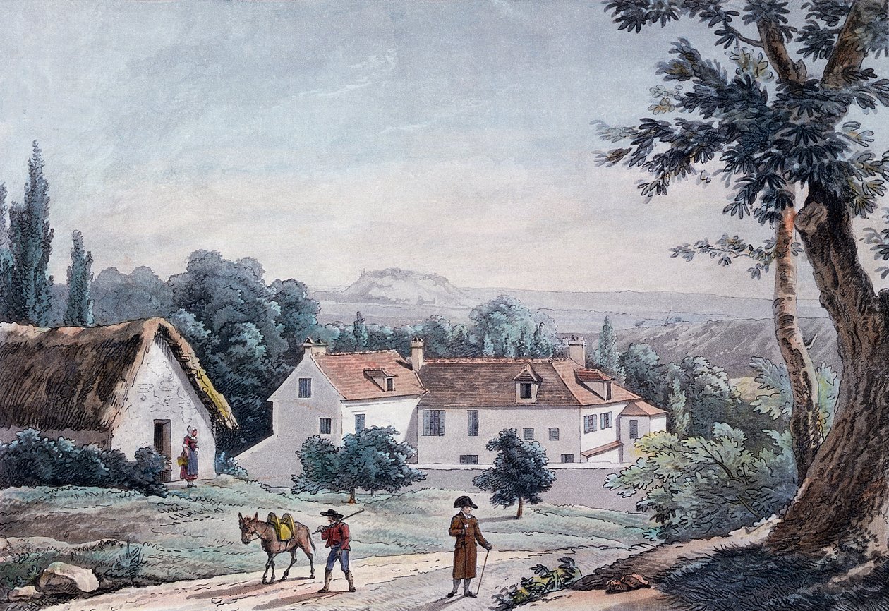 "Eremitaasi" Montmorencyssa tekijältä Emile Jean Horace Vernet