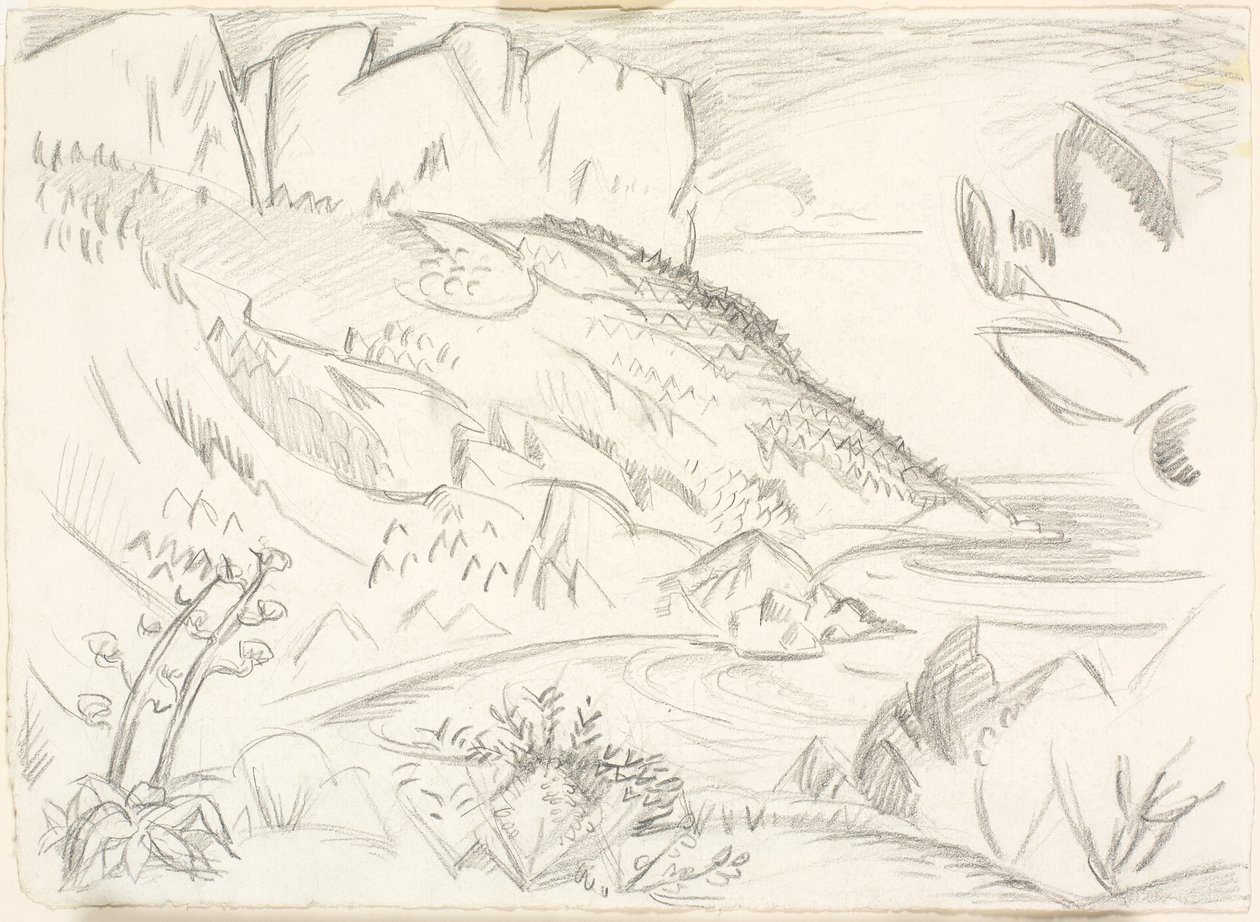 Cap Canaille ved Cassis. tekijältä Emile Othon Friesz