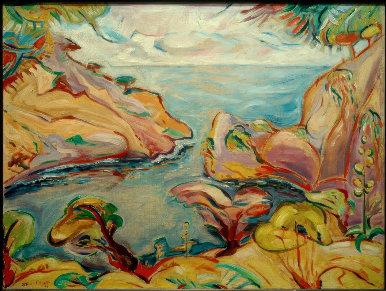 Calanque du Mugel La Ciotatissa tekijältä Emile Othon Friesz