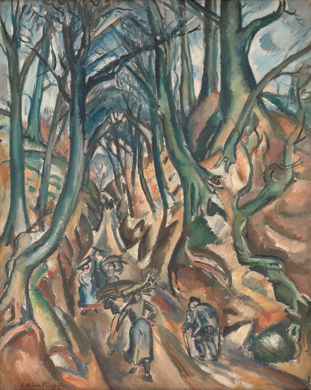 Uponnut tie talvella tekijältä Emile Othon Friesz