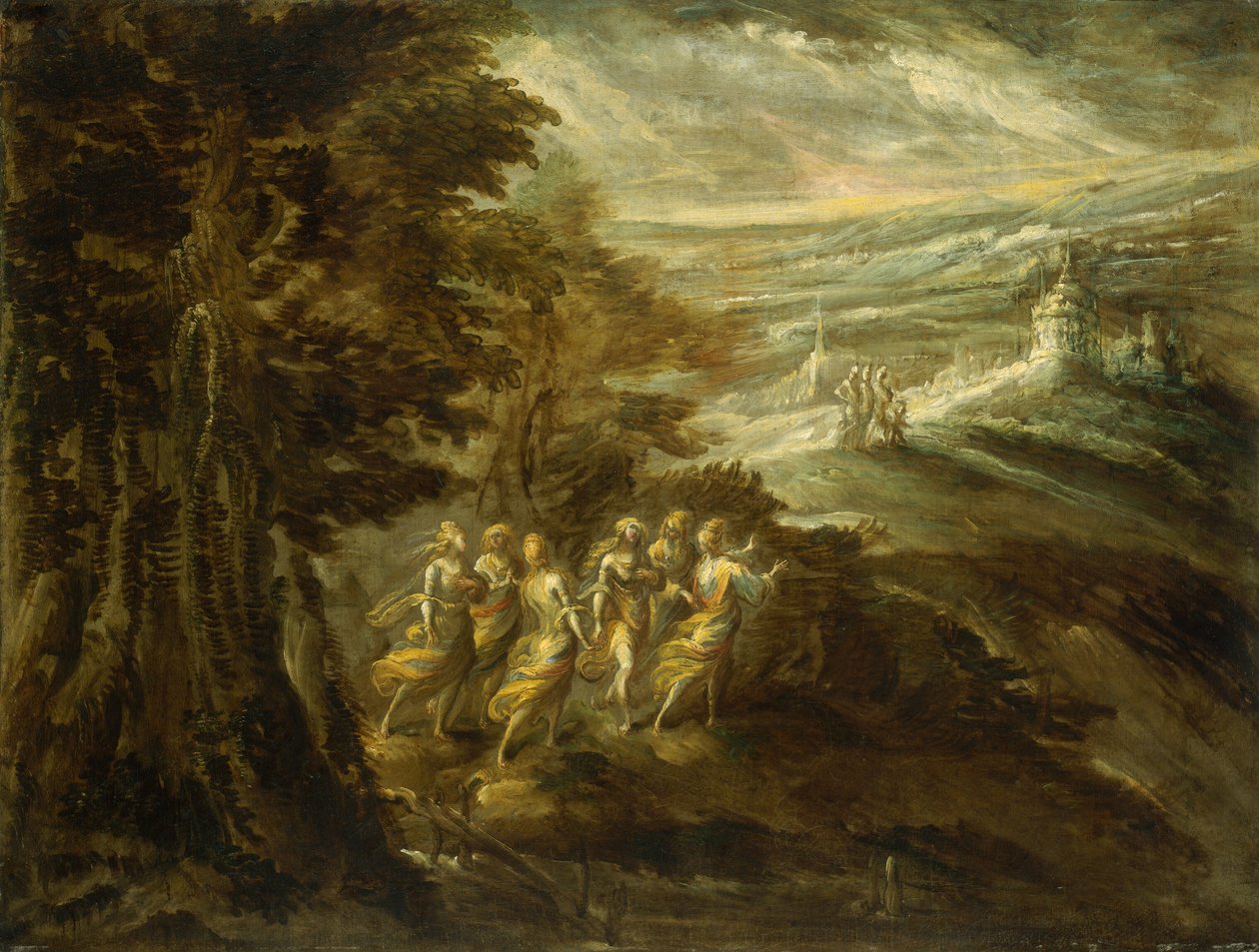 Fantastinen maisema hahmoilla tekijältä Emilian 16th Century