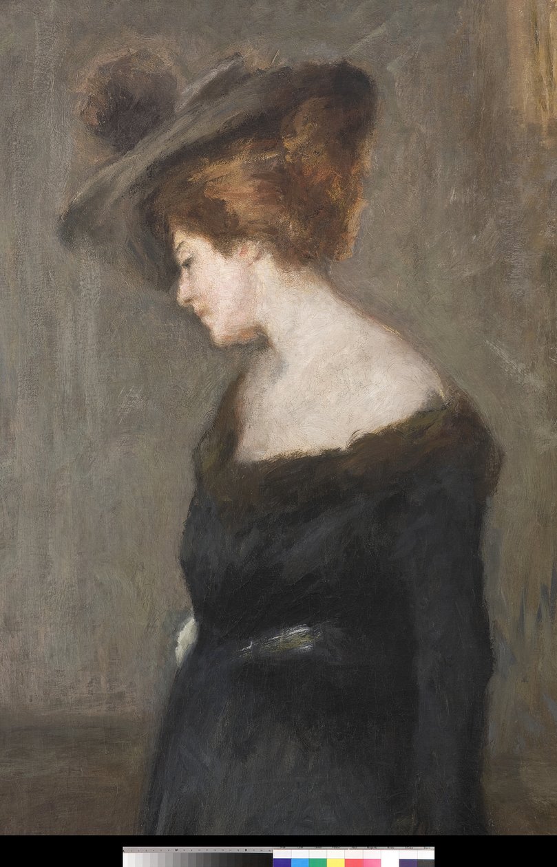 Naisen muotokuva, 1903 (numero 3496727) tekijältä Emilio Gola