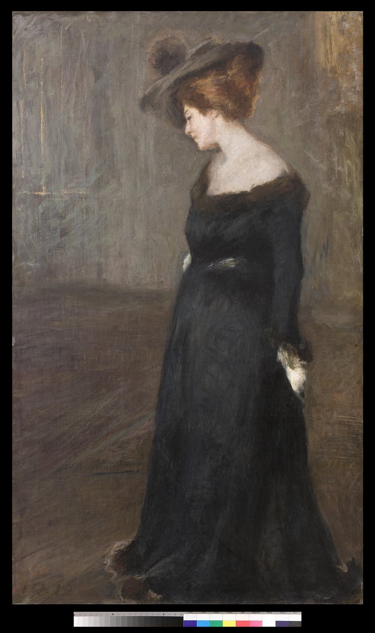 Naisen muotokuva, 1903 tekijältä Emilio Gola
