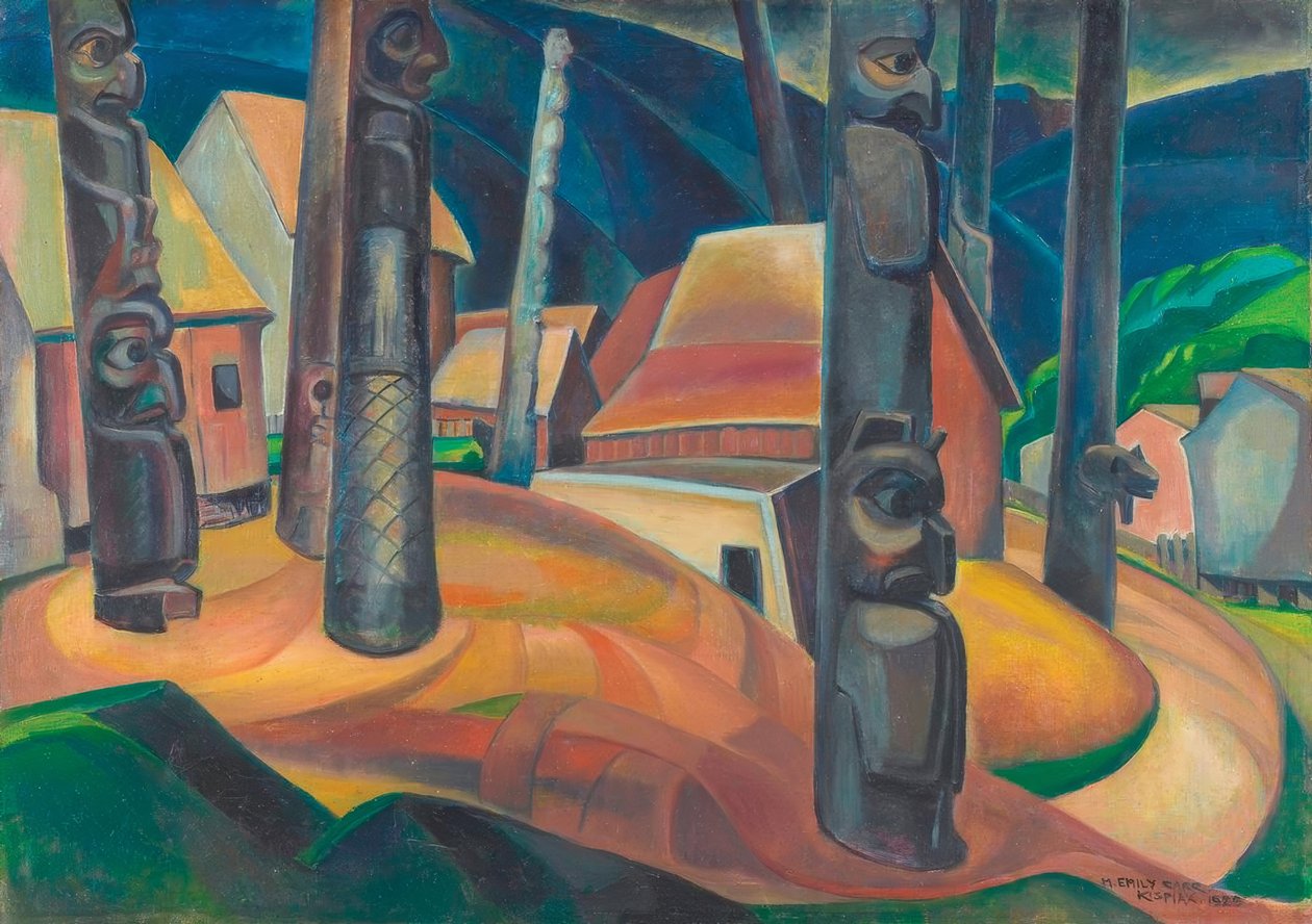 Emily Carr, Kispiox Village tekijältä Emily Carr