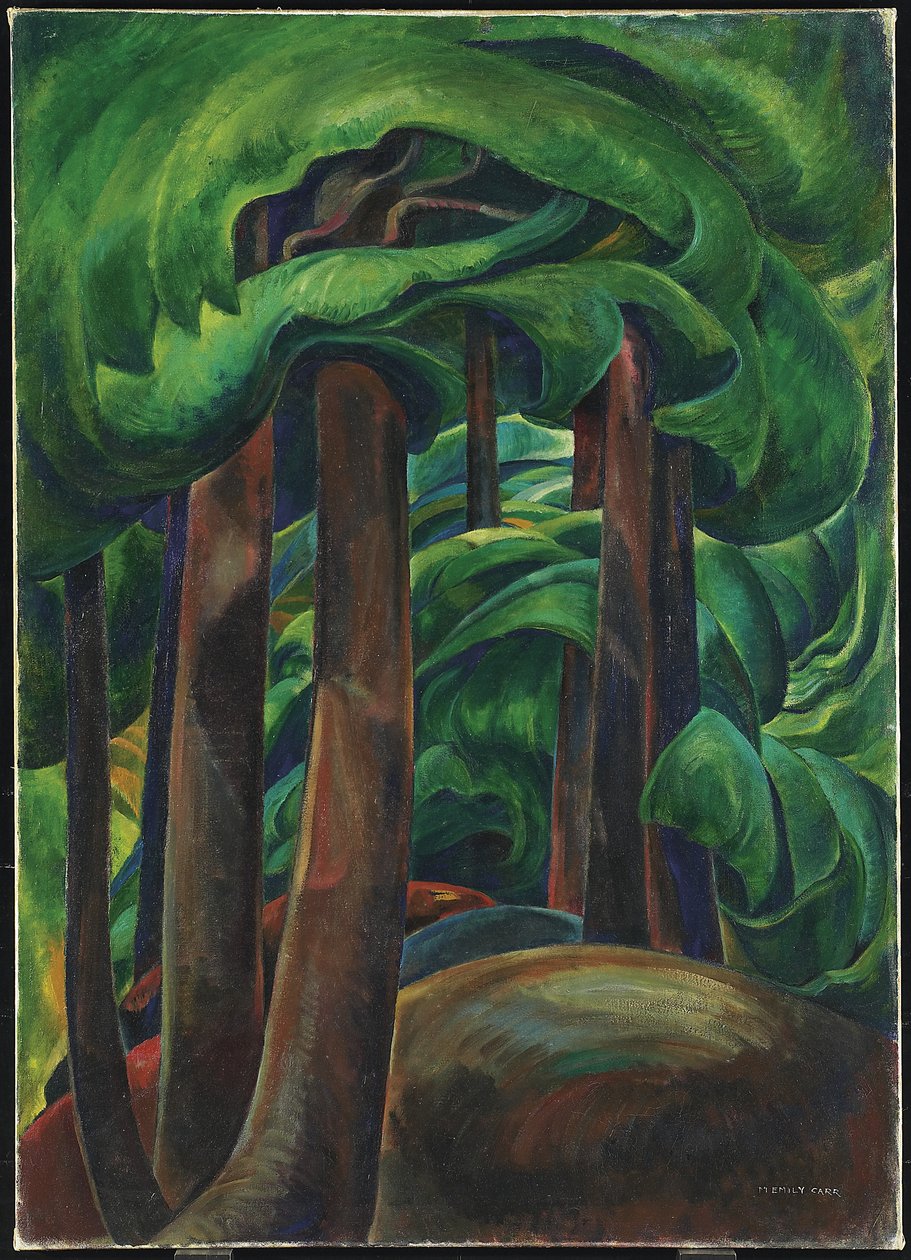 Western Forest, n. 1931 (öljy kankaalle) tekijältä Emily Carr