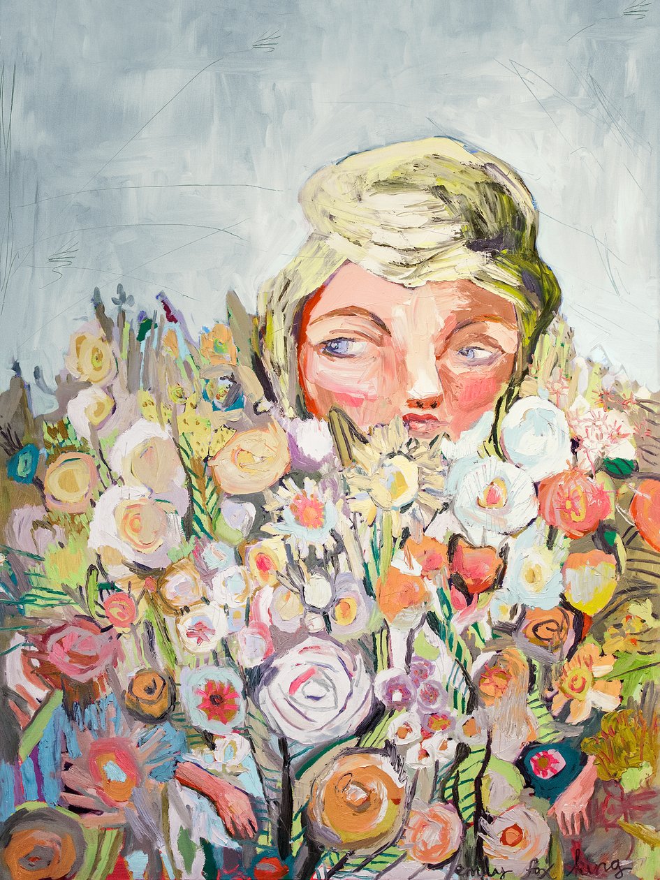 Eve, 2018 (öljy kankaalle) tekijältä Emily Fox King